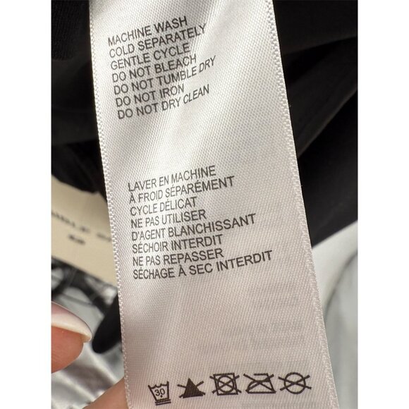 Blanc Noir Drape Front Jacket In Black Size XS - Picture 9 of 12